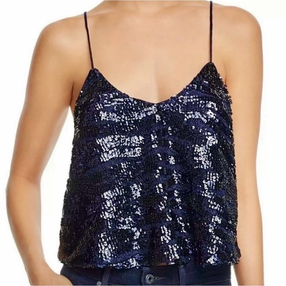 Lucy Paris Sequin Top sz S